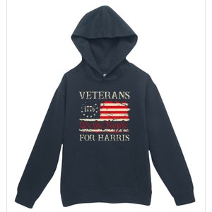 Veterans For Harris We The People 1776 Flag Kamala Harris Gift Urban Pullover Hoodie