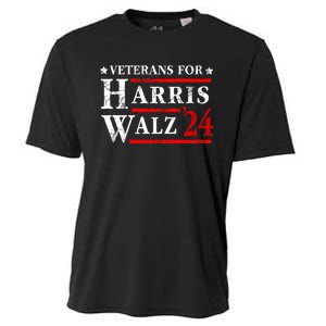 Veterans For Harris Walz 2024 Election Cooling Performance Crew T-Shirt