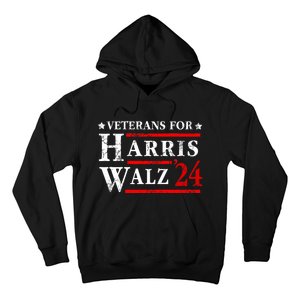 Veterans For Harris Walz 2024 Election Hoodie