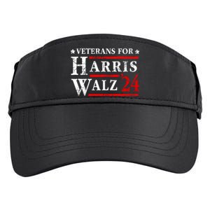 Veterans For Harris Walz 2024 Election Adult Drive Performance Visor