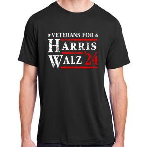 Veterans For Harris Walz 2024 Election Adult ChromaSoft Performance T-Shirt