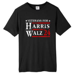 Veterans For Harris Walz 2024 Election Tall Fusion ChromaSoft Performance T-Shirt