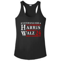 Veterans For Harris Walz 2024 Election Ladies PosiCharge Competitor Racerback Tank