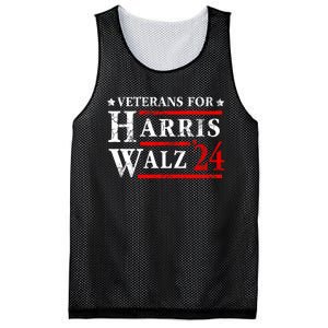 Veterans For Harris Walz 2024 Election Mesh Reversible Basketball Jersey Tank