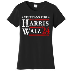 Veterans For Harris Walz 2024 Election Women's T-Shirt