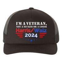 Veteran For Harris Walz For President 2024 Yupoong Adult 5-Panel Trucker Hat