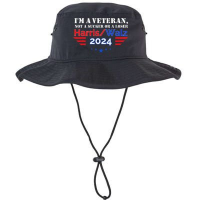 Veteran For Harris Walz For President 2024 Legacy Cool Fit Booney Bucket Hat