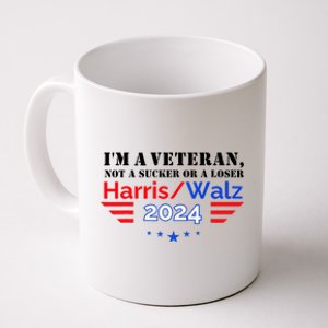 Veteran For Harris Walz For President 2024 Coffee Mug