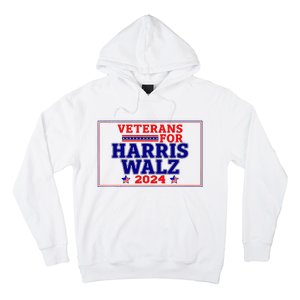 Veterans For Harris Walz 2024 Vote Harris Waltz Election Hoodie