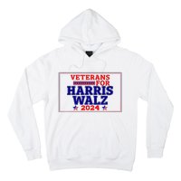 Veterans For Harris Walz 2024 Vote Harris Waltz Election Hoodie