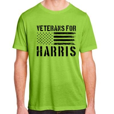 Veterans For Harris 2024 Military Vets Kamala Harris Adult ChromaSoft Performance T-Shirt