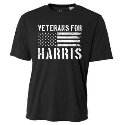 Veterans For Harris 2024 Military Vets Kamala Harris Cooling Performance Crew T-Shirt