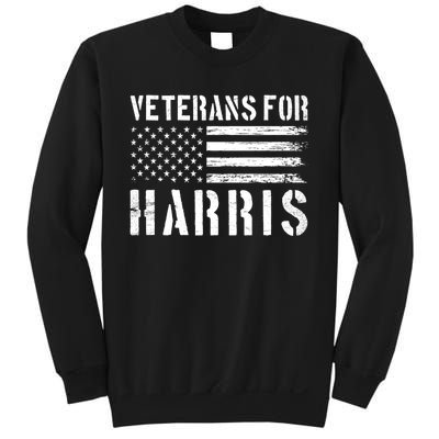 Veterans For Harris 2024 Military Vets Kamala Harris Sweatshirt