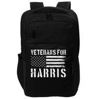 Veterans For Harris 2024 Military Vets Kamala Harris Impact Tech Backpack