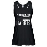 Veterans For Harris 2024 Military Vets Kamala Harris Ladies Essential Flowy Tank