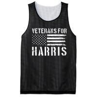 Veterans For Harris 2024 Military Vets Kamala Harris Mesh Reversible Basketball Jersey Tank