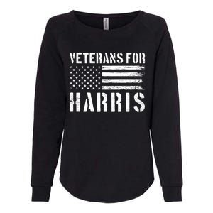 Veterans For Harris 2024 Military Vets Kamala Harris Womens California Wash Sweatshirt