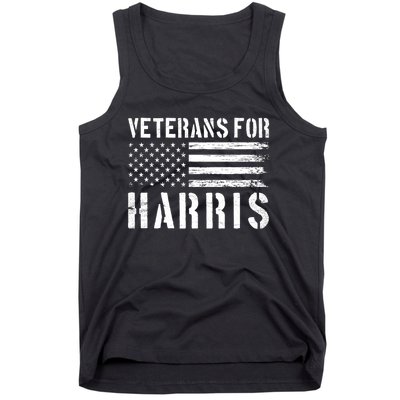 Veterans For Harris 2024 Military Vets Kamala Harris Tank Top