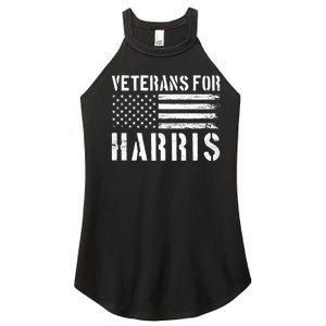 Veterans For Harris 2024 Military Vets Kamala Harris Women's Perfect Tri Rocker Tank