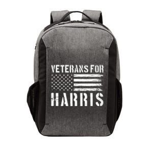 Veterans For Harris 2024 Military Vets Kamala Harris Vector Backpack