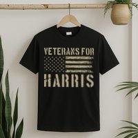 Veterans For Harris 2024 Military Vets Kamala Harris T-Shirt