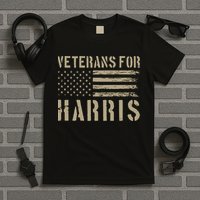 Veterans For Harris 2024 Military Vets Kamala Harris T-Shirt