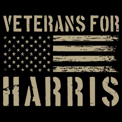 Veterans For Harris 2024 Military Vets Kamala Harris T-Shirt
