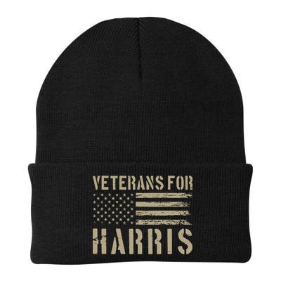 Veterans For Harris 2024 Military Vets Kamala Harris Beanie