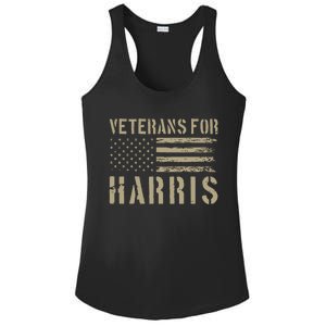 Veterans For Harris 2024 Military Vets Kamala Harris Ladies PosiCharge Competitor Racerback Tank