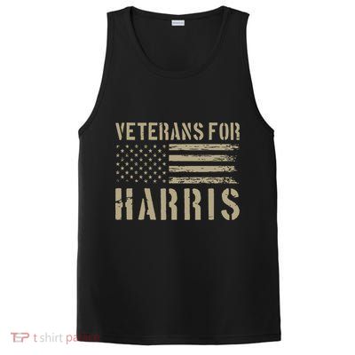 Veterans For Harris 2024 Military Vets Kamala Harris PosiCharge Competitor Tank