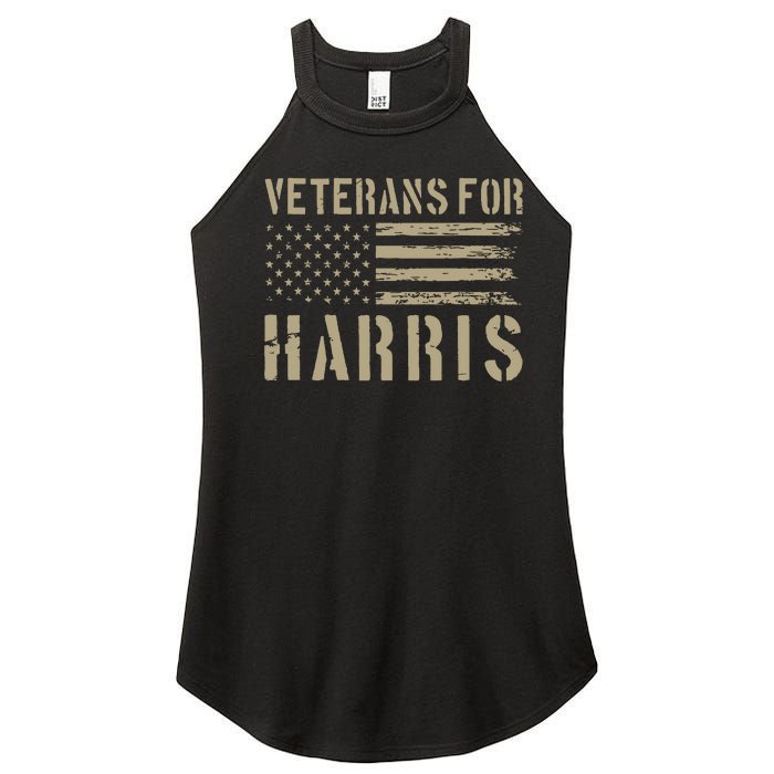 Veterans For Harris 2024 Military Vets Kamala Harris Women's Perfect Tri Rocker Tank