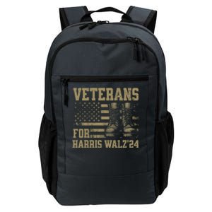 Veterans For Harris Walz Waltz 2024 Presidential Campaign Daily Commute Backpack