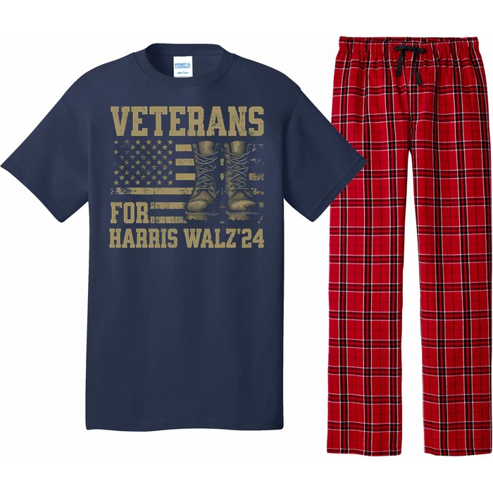 Veterans For Harris Walz Waltz 2024 Presidential Campaign Pajama Set