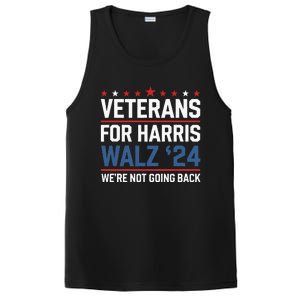 Veterans For Harris Walz 24 WeRe Not Going Back PosiCharge Competitor Tank