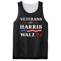 Veterans For Harris Walz 2024 Vote Tim Walz Kamala Harris Mesh Reversible Basketball Jersey Tank