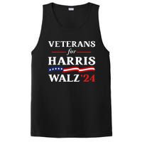 Veterans For Harris Walz 2024 Vote Tim Walz Kamala Harris PosiCharge Competitor Tank