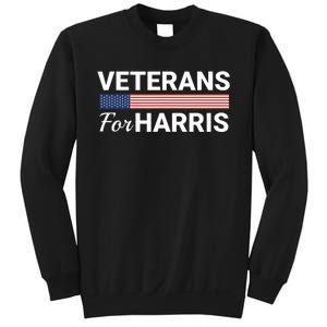 Veterans For Harris 2024 Military Vets Kamala Harris Sweatshirt