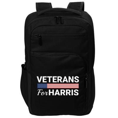 Veterans For Harris 2024 Military Vets Kamala Harris Impact Tech Backpack