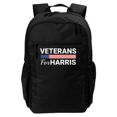 Veterans For Harris 2024 Military Vets Kamala Harris Daily Commute Backpack