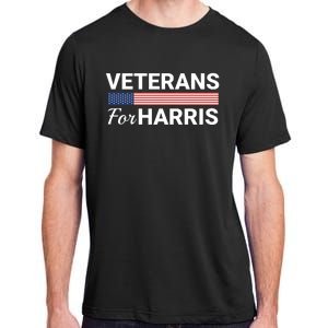 Veterans For Harris 2024 Military Vets Kamala Harris Adult ChromaSoft Performance T-Shirt