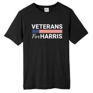 Veterans For Harris 2024 Military Vets Kamala Harris Tall Fusion ChromaSoft Performance T-Shirt