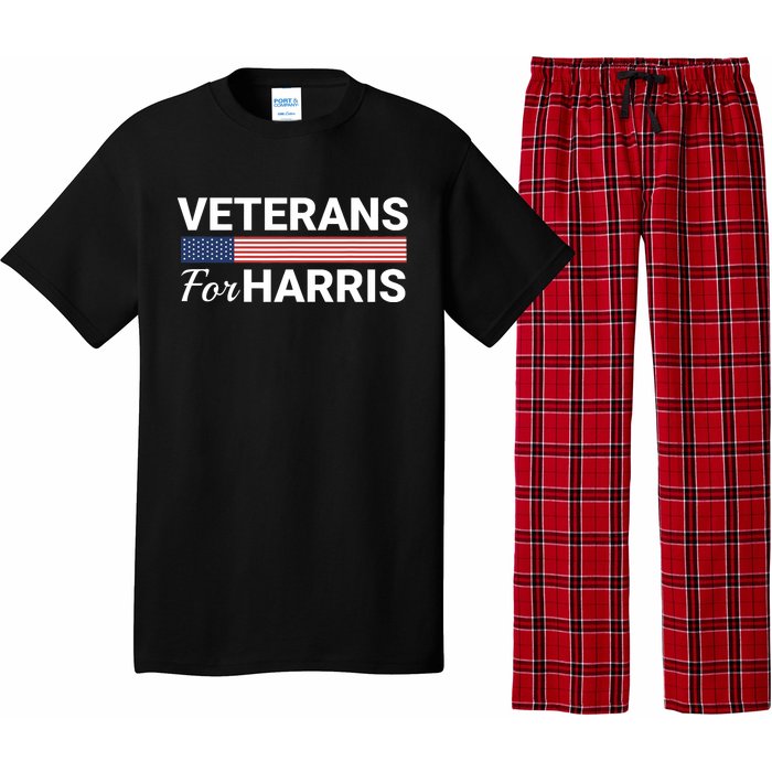 Veterans For Harris 2024 Military Vets Kamala Harris Pajama Set