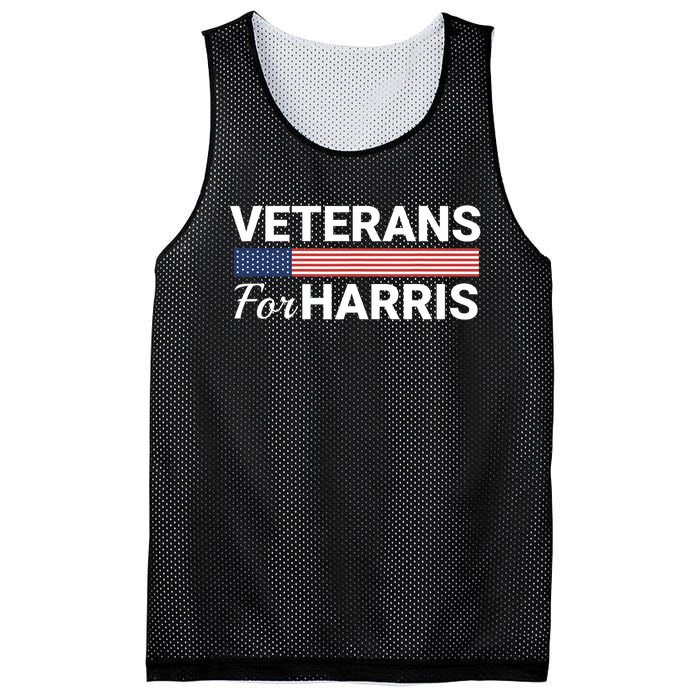 Veterans For Harris 2024 Military Vets Kamala Harris Mesh Reversible Basketball Jersey Tank