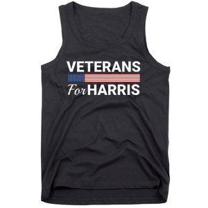 Veterans For Harris 2024 Military Vets Kamala Harris Tank Top