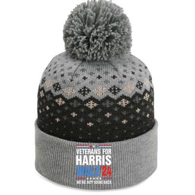 Veterans For Harris Walz 2024 Harris Waltz The Baniff Cuffed Pom Beanie