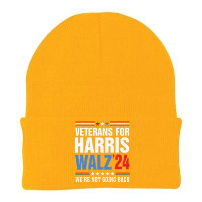 Veterans For Harris Walz 2024 Harris Waltz Knit Cap Winter Beanie