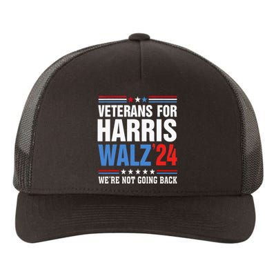 Veterans For Harris Walz 2024 Harris Waltz Yupoong Adult 5-Panel Trucker Hat