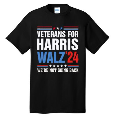 Veterans For Harris Walz 2024 Harris Waltz Tall T-Shirt