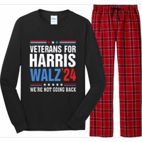 Veterans For Harris Walz 2024 Harris Waltz Long Sleeve Pajama Set