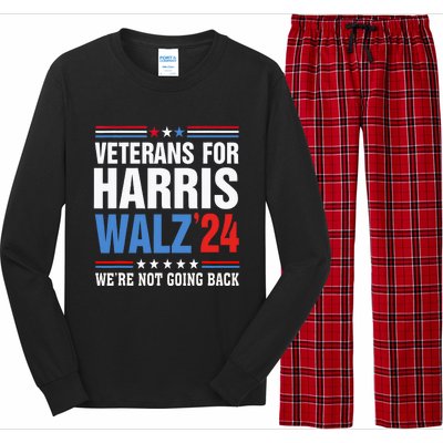 Veterans For Harris Walz 2024 Harris Waltz Long Sleeve Pajama Set